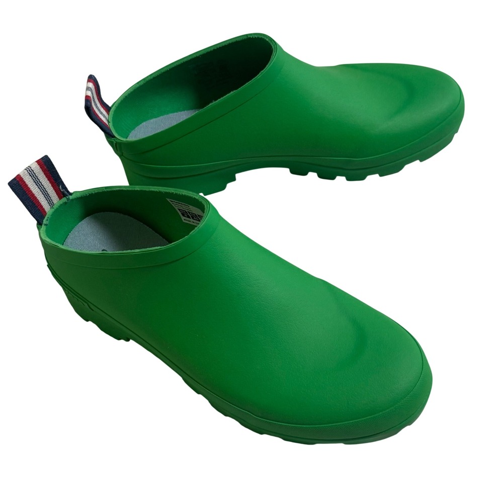 SeaVees Bodega Fern Green Waterproof Rain Garden Clog Shoe Women 8.5-9 Cabincore
